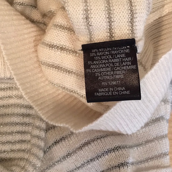NWT Metallic thread 360 Sweater - Picture 4 of 4